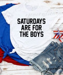 Dad And Me T-Shirt Saturdays Are For The Boys Father’s Day TShirt