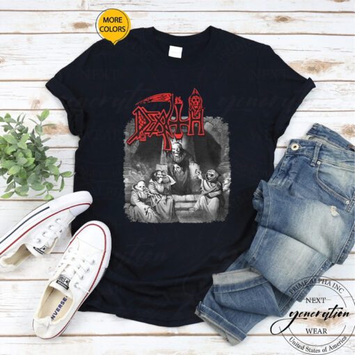 Death Scream Bloody Gore T-Shirt Metal Band Album Vintage TShirts