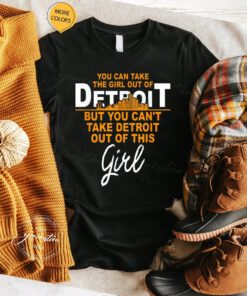 Detroit Lines T-Shirt Funny Home Roots Girl Move From T-Shirts