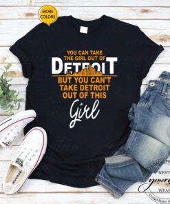 Detroit Lines T-Shirt Funny Home Roots Girl Move From TShirts