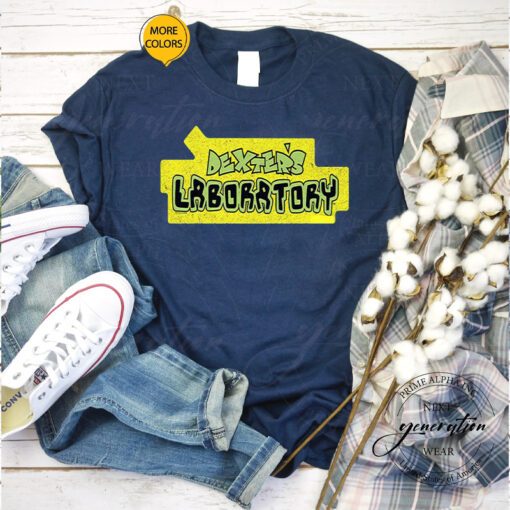 Dexter Laboratory T-Shirt CN Dexter’s Laboratory Logo T-Shirts