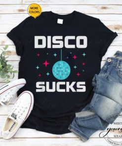 Disco Sucks T-Shirt Retro 70’s Vintage Nostalgic Seventies TShirts