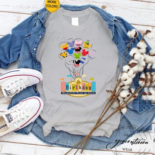 Disney Birthday Squad T-Shirt Minnie Crew Disneyland TShirt