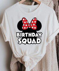 Disney Birthday Squad T-Shirt Vacation Birthday Family Crew Shirt