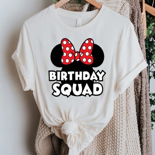 Disney Birthday Squad T-Shirt Vacation Birthday Family Crew Shirt