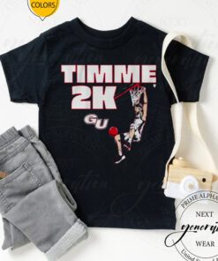 Drew Timme 2k Gonzaga Basketball Shirt