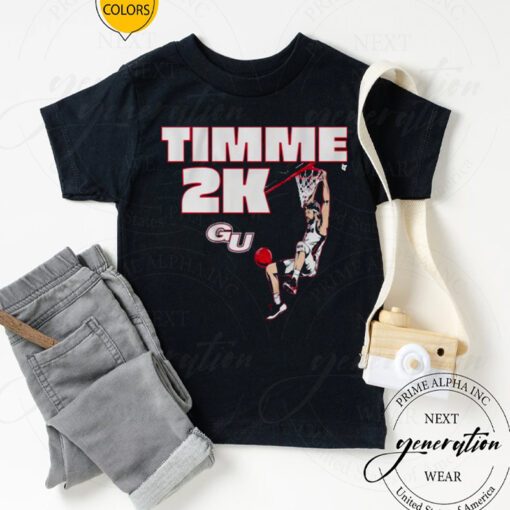 Drew Timme 2k Gonzaga Basketball Shirt