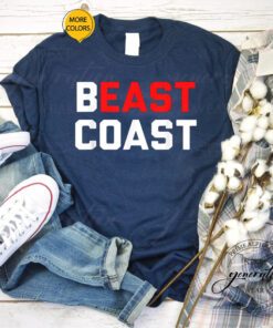 East Coast T Shirt Beast Coast Novelty Eastern Seaboard TeeShirt