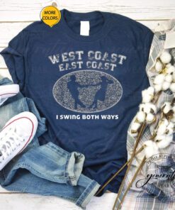 East Coast T Shirt West Coast I Swing Both Ballroom Dancing Shirts