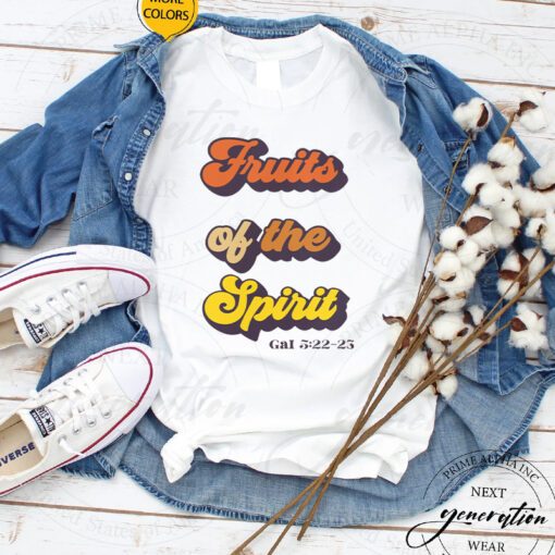 Fruit Of The Spirit T-Shirt Christian Scripture Shirts