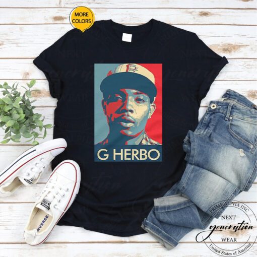 G Herbo T-Shirt Herbo Rapper Merch Hip Hop Music TeeShirts