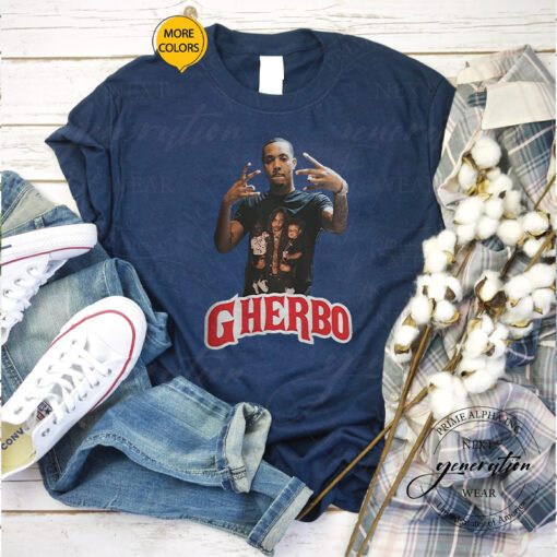 G Herbo T-Shirt Novelty Rapper Merch American Hip Hop Music TShirt