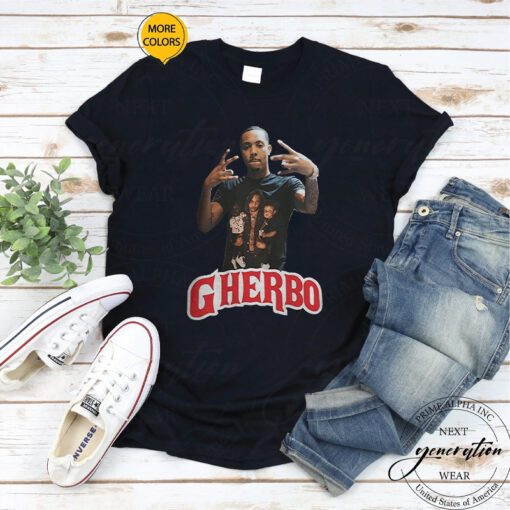 G Herbo T-Shirt Novelty Rapper Merch American Hip Hop Music TShirts