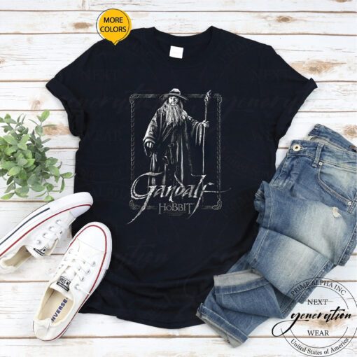 Gandalf T-Shirt Hobbit Gandalf Stare Cool Style TeeShirts