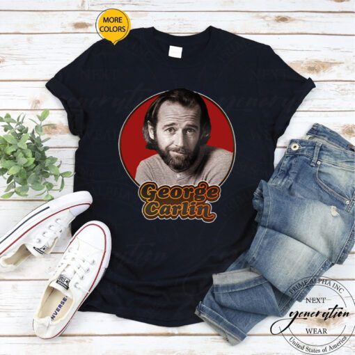 George Carlin T-Shirt Stand Up Comedy Icon Funny Tee Shirt