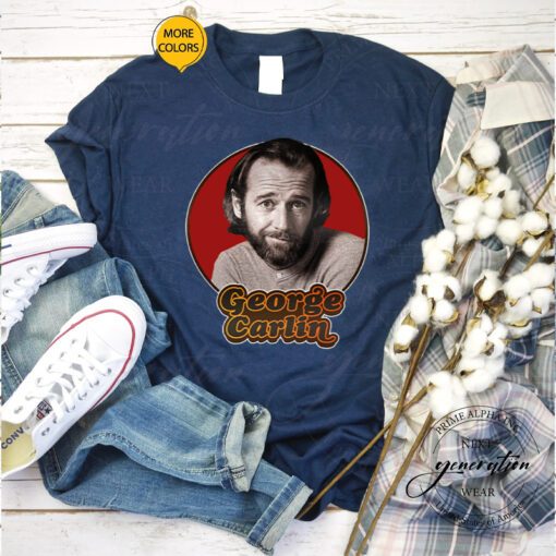 George Carlin T-Shirt Stand Up Comedy Icon Funny Tee Shirts