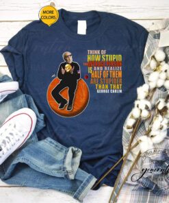 George Carlin T-Shirt Stupid-People Quotes Vintage Humor TShirt