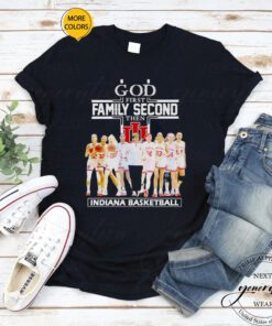 Indiana women’s Basketball god first family second shirt