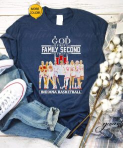 Indiana women’s Basketball god first family second shirts