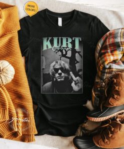 Kurt Donald Cobain T-Shirt Kurt Cobain Retro Vintage TShirt