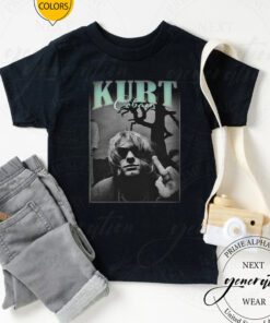 Kurt Donald Cobain T-Shirt Kurt Cobain Retro Vintage TShirts