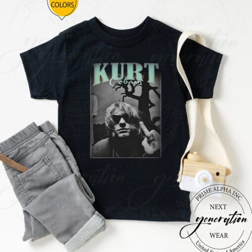 Kurt Donald Cobain T-Shirt Kurt Cobain Retro Vintage TShirts