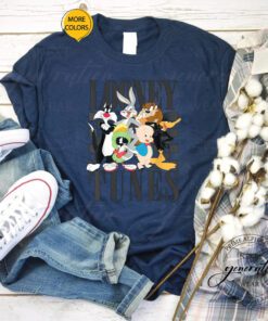 Looney Tunes Harley Davidson T-Shirt Looney Tunes 90s Style TShirt