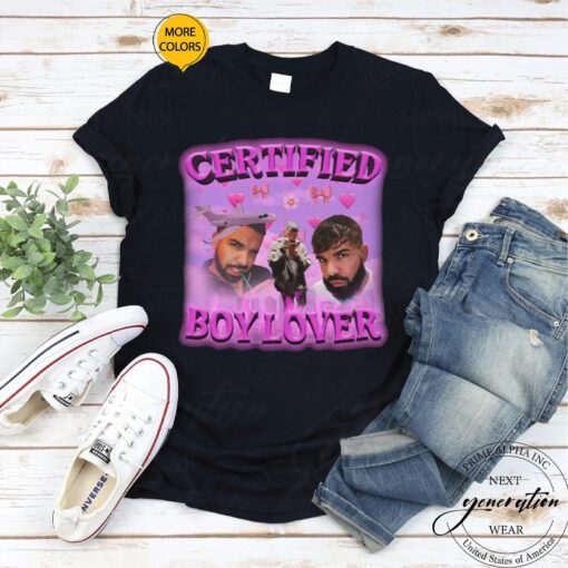 Loverboy T-Shirt Certificated Boy Lover Kanye West Heart TShirts