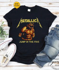 Metallica Jump In The Fire Fire T-Shirt