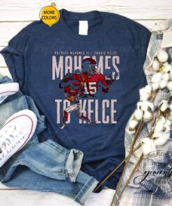 Patrick Mahomes II VS Travis Kelce Kansas City Football T-Shirts