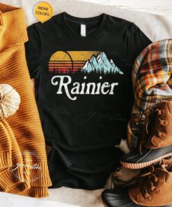 Rainier Beer T-Shirt Retro Vibe Mount Rainier Vintage TShirt