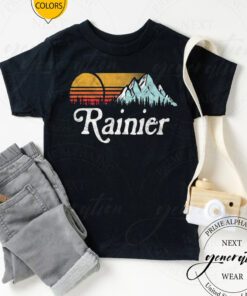 Rainier Beer T-Shirt Retro Vibe Mount Rainier Vintage TShirts