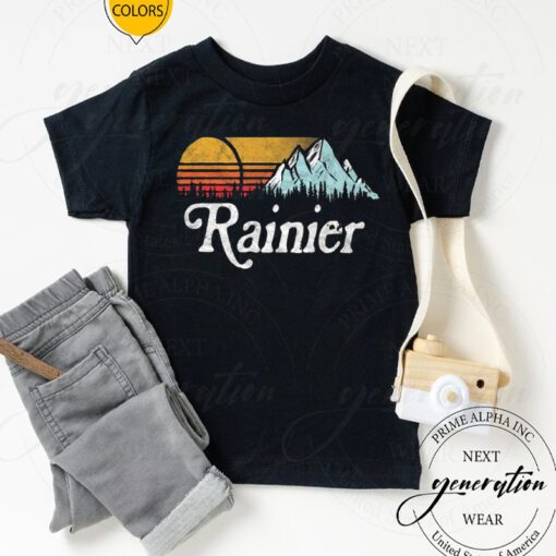 Rainier Beer T-Shirt Retro Vibe Mount Rainier Vintage TShirts