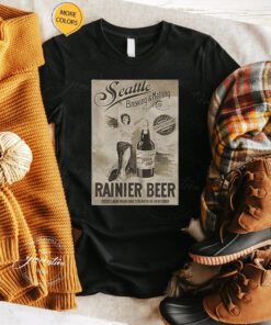 Rainier Beer T-Shirt Seattle Brewing And Malting Vigor TShirt