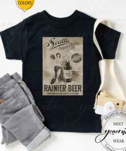 Rainier Beer T-Shirt Seattle Brewing And Malting Vigor TShirts