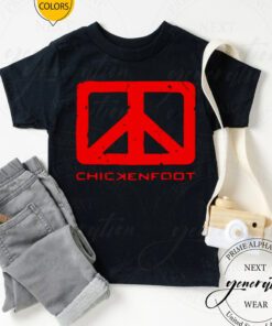 Red Logo Supergroup Tour Chickenfoot Hard Rock shirt