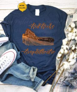 Red Rock T-Shirt Amphitheatre Amphitheater Colorado TShirt