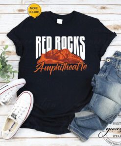 Red Rock T-Shirt Amphitheatre Morrison Colorado Concerts Shirt