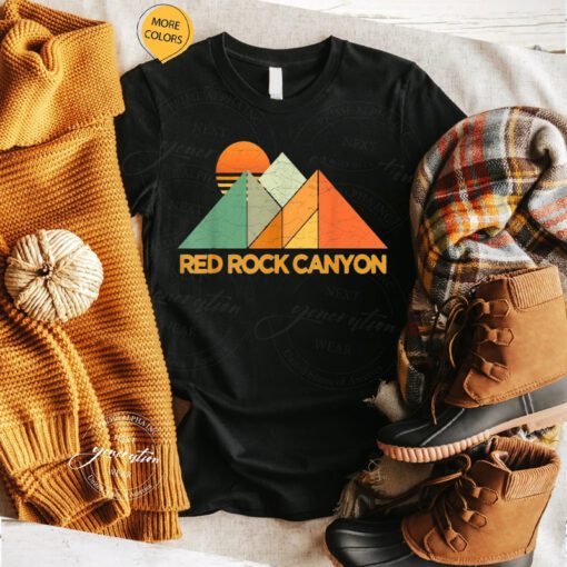 Red Rock T-Shirt Retro Vintage Red Rock Canyon TeeShirt