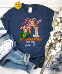 Rod Stewart 54th anniversary 1969-2023 signature tshirt