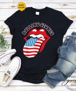 Rolling Stoned T-Shirt Official Vintage US Tongue Tee Shirt