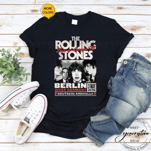 Rolling Stoned T-Shirt The Rolling Stones Berlin 76 Vintage Shirt