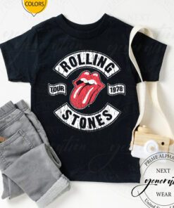 Rolling Stoned T-Shirt The Rolling Stones Tour 1978 Tee Shirt