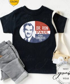 Ron Paul T-Shirt Dr. Ron Paul For Congress Vintage Tee Shirt