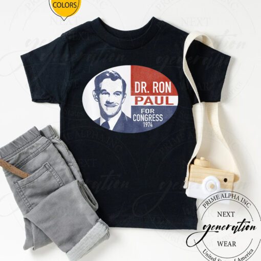 Ron Paul T-Shirt Dr. Ron Paul For Congress Vintage Tee Shirt