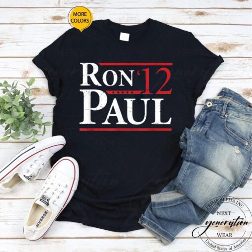 Ron Paul T-Shirt For President 2012 Retro Vintage Election Shirt