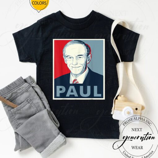 Ron Paul T-Shirt Vintage Libertarian Political Trendy TeeShirt