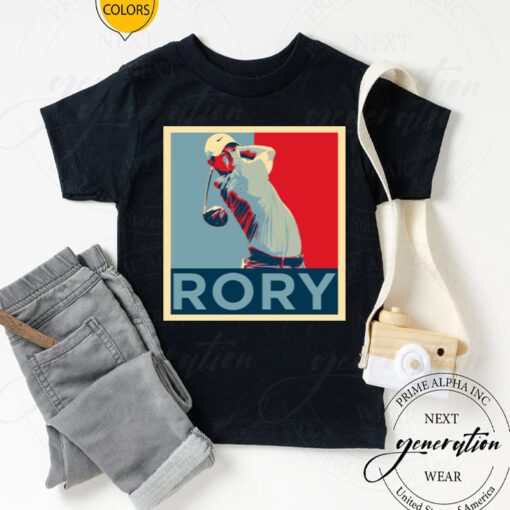 Rory Mcilroy Golf Golfer Hope Fan TShirts