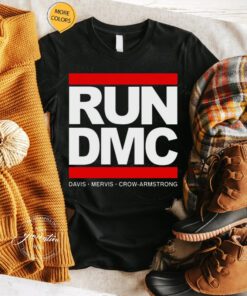 Run DMC Davis Mervis Crow Armstrong tshirt