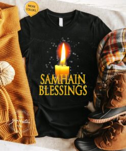 Samhain T-Shirt Halloween Witches New Year Blessings TShirt